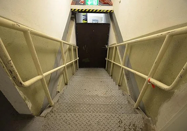 Treppenhaus, Stahltreppe
