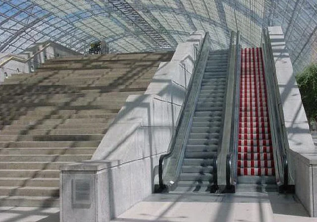 Glashalle, Treppen