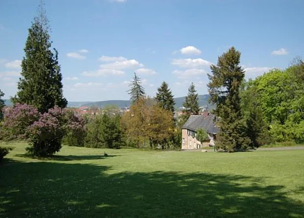 Blick auf Saalfeld 