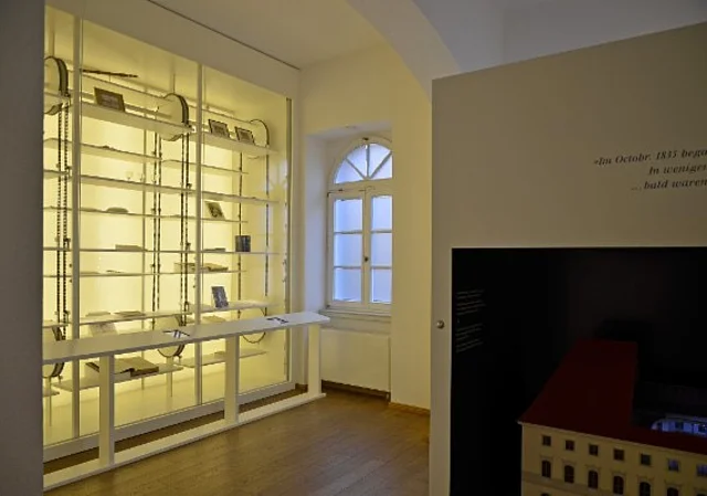 Mendelssohn-Haus, EG, flexible Vitrine