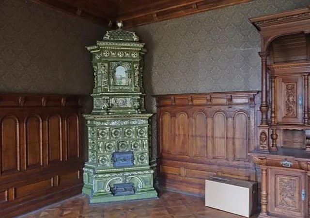 Kamin im Speisezimmer