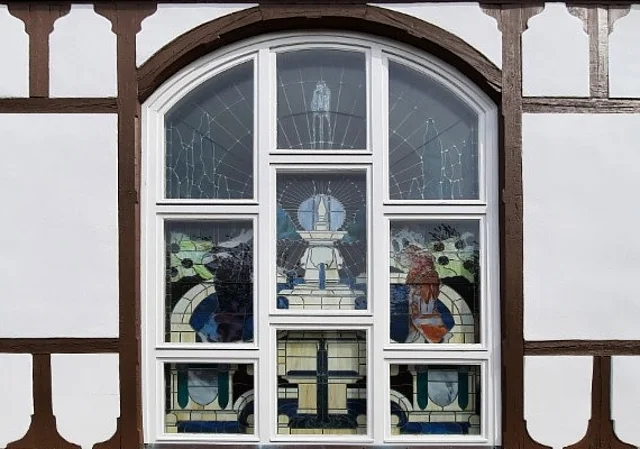 Fenster Trinkhalle von außen