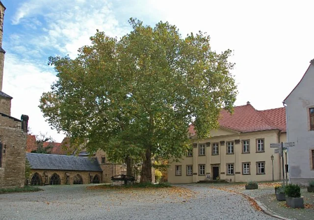 Domplatz am Dom nach Süden