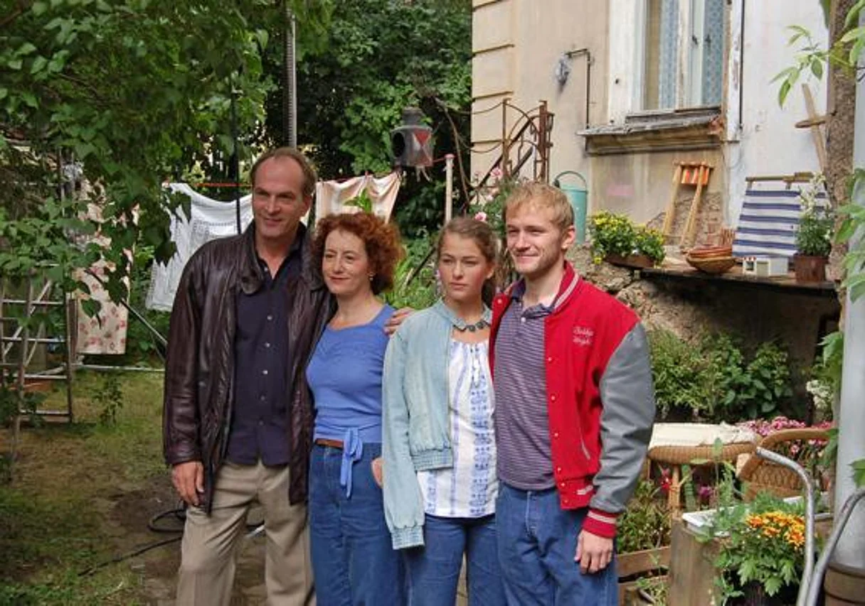 Darsteller am Set in Weimar