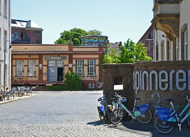 Leipziger Baumwollspinnerei, Eingang 