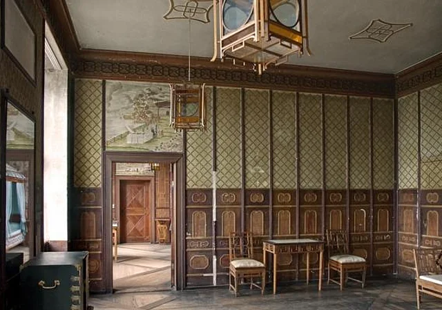 Schloss Oranienbaum, Raum im Erdgeschoss
