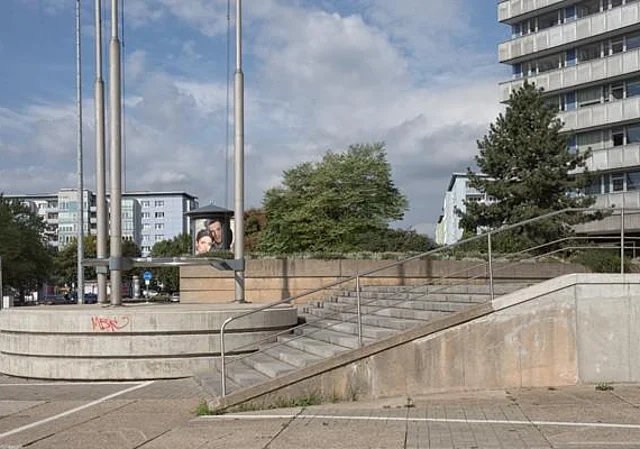 Blick Brückenstraße nach Nordwesten