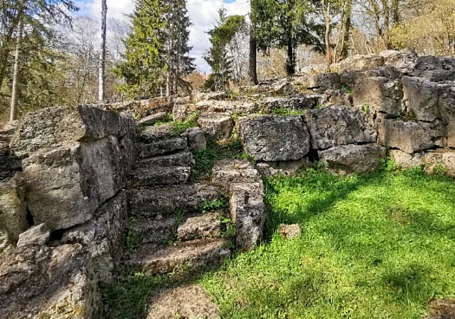 Treppe im Alpinum