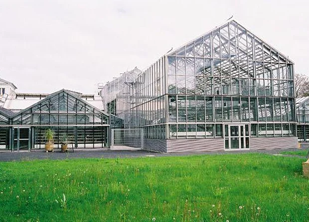 Gewächshäuser, Südseite 