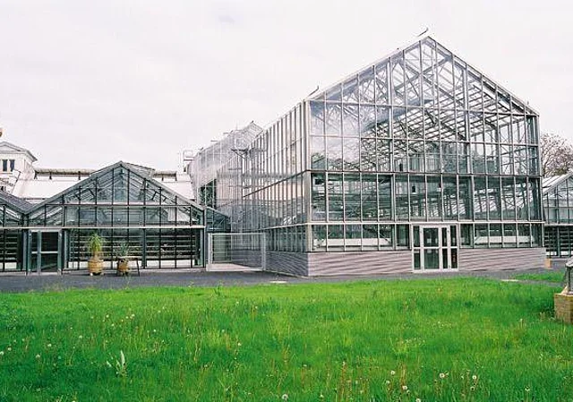 Gewächshäuser, Südseite
