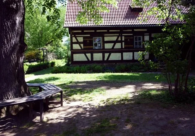 Blick zum Birkenheider Haus