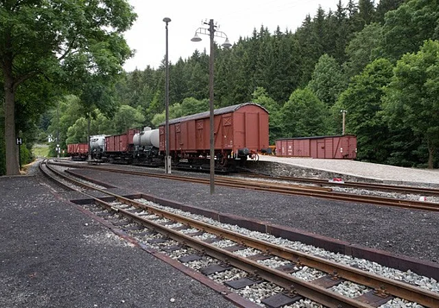 Gleise in Schmalzgrube