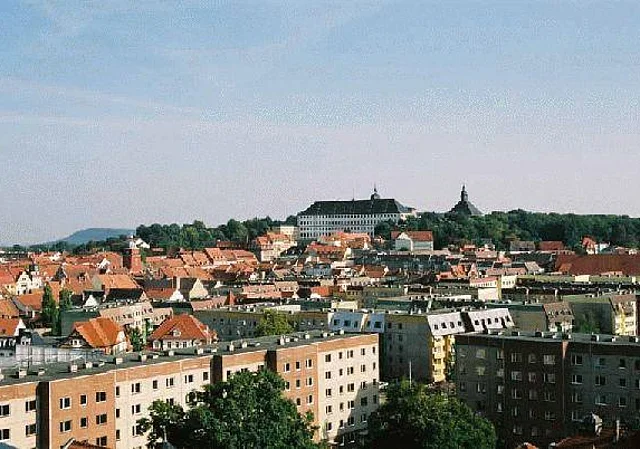 Blick vom Dach über Gotha