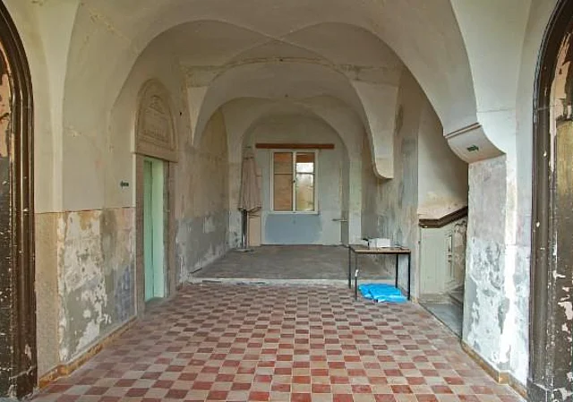 Schloss Walbeck, Erdgeschoss, Eingang