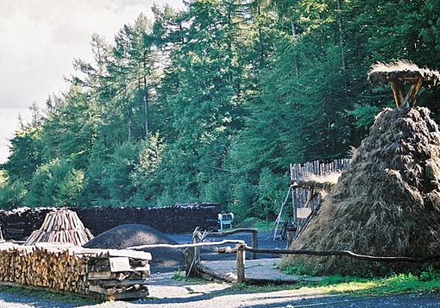 Hohlzkohlemeiler, Blick nach Osten