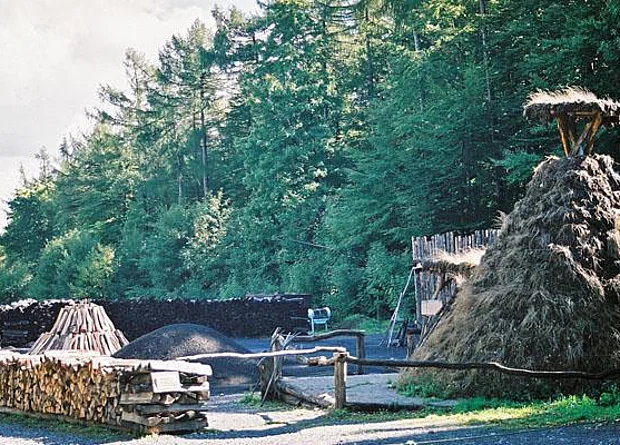 Hohlzkohlemeiler, Blick nach Osten 