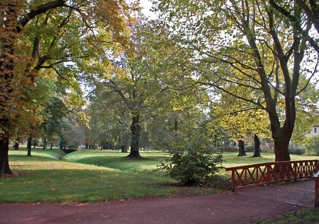 Kurpark Bad Lauchstädt: Eingang Gärtnerweg