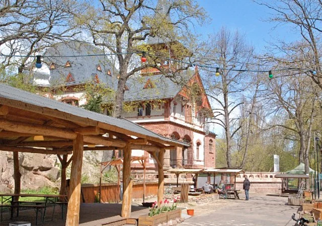 Peißnitzhaus, Außengelände