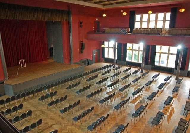 Volkspark Halle, Großer Saal, Blick vom 2. OG