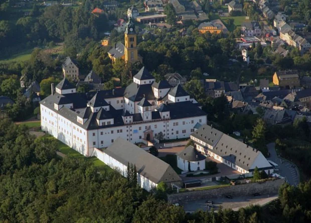 Luftbild der Schlossanlage 
