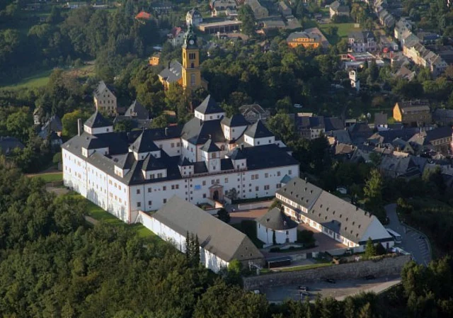 Luftbild der Schlossanlage