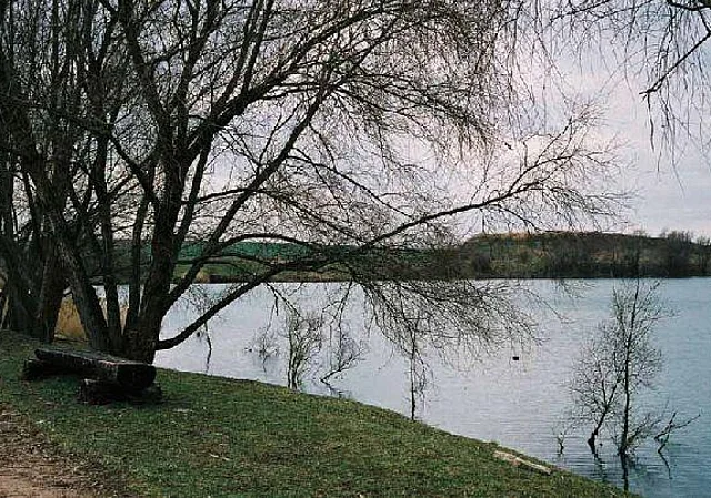 Weg Ufer Blick nach Westen