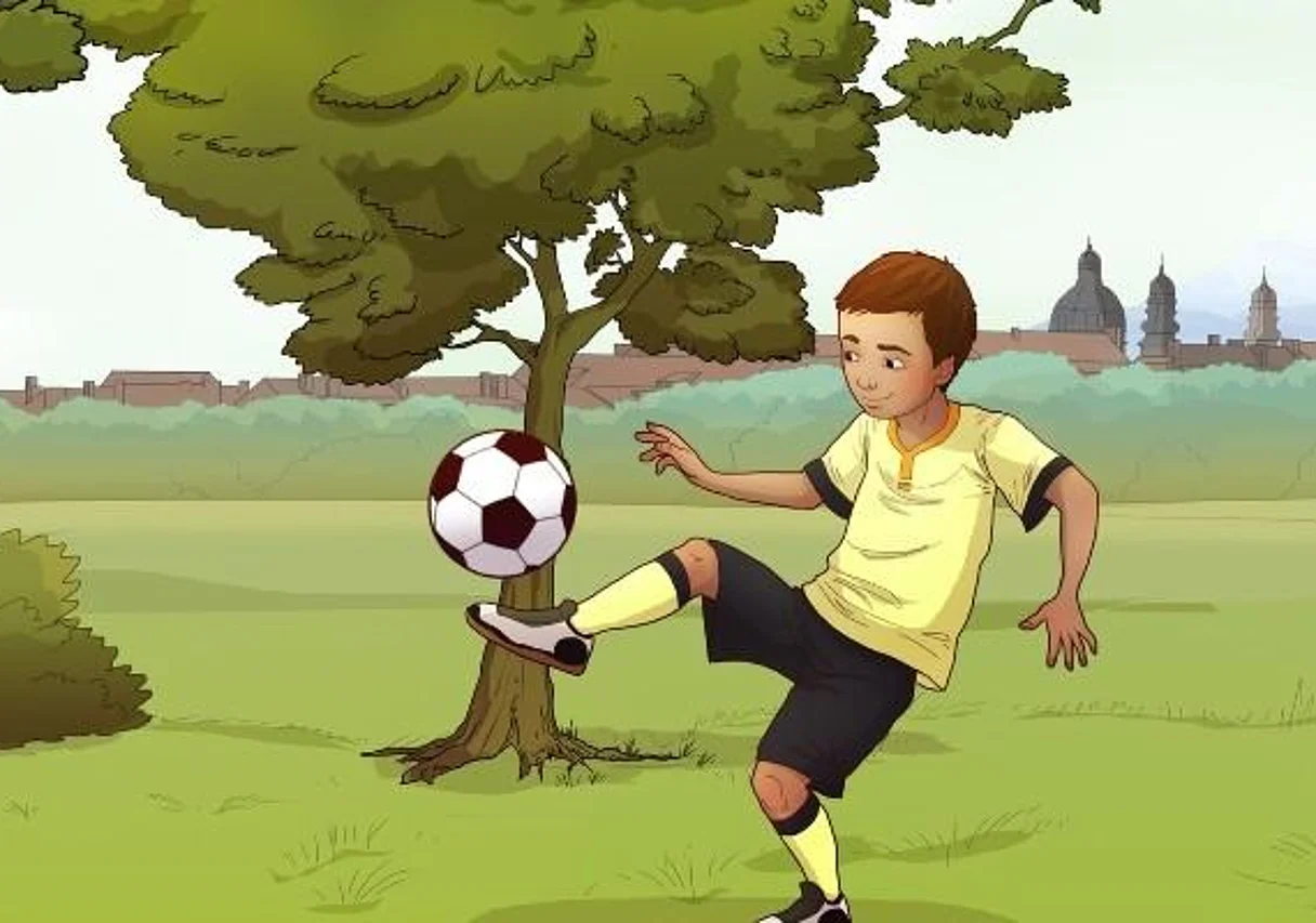Animation mit der Skyline von Taucha
