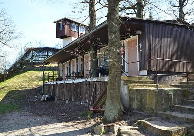Bungalow, Blick nach Osten