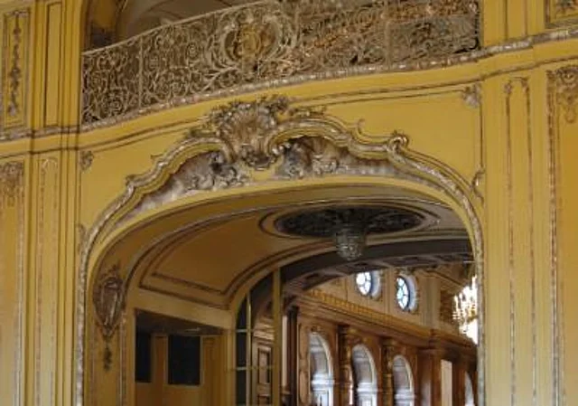 Gelber Saal, Orchesterempore, Durchgang zum Blauen Saal