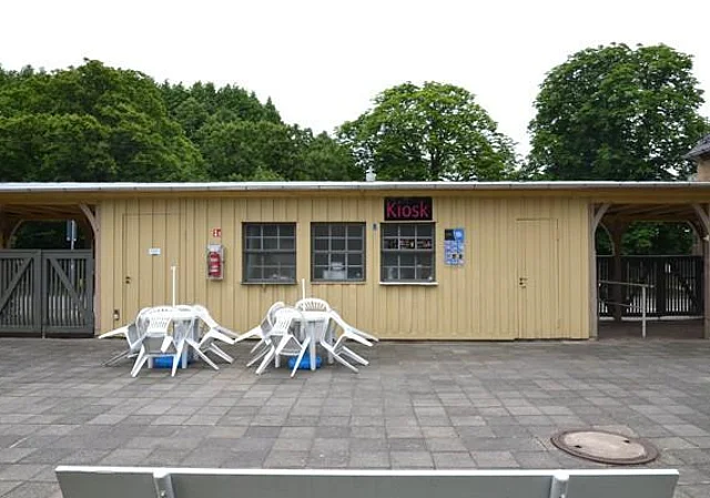 Kiosk am Eingang
