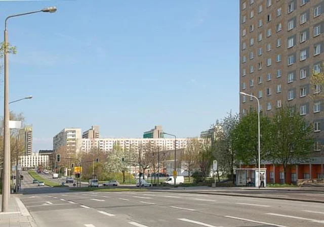 Blick auf den Zollrain nach Norden