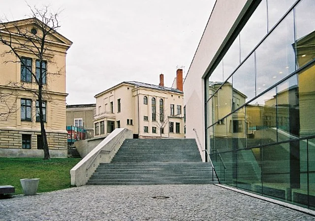 Treppe am Audimax, Südwest