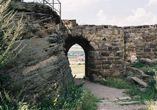 Mühlburg Blick nach Westen