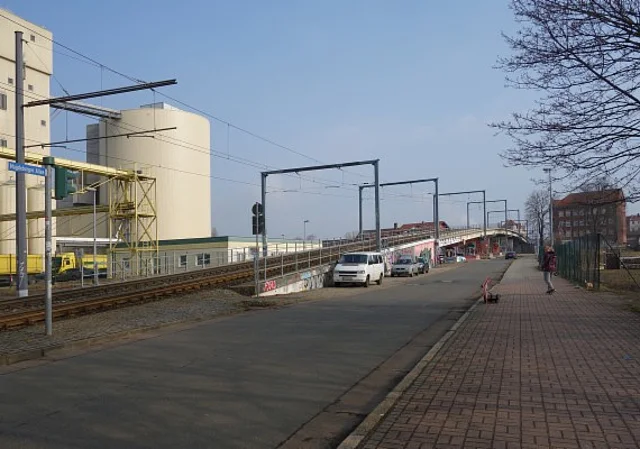 Gleisbrücke Höhe Malzwerk