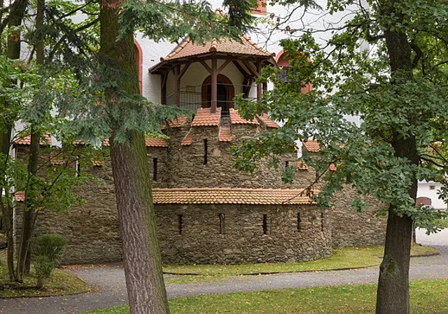 Ansicht Altan vom großen Schlossteich