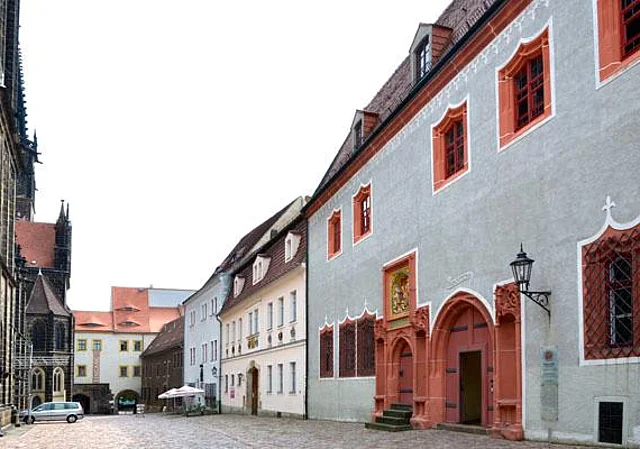 Domplatz, Dom und Häuser Nr. 4-7