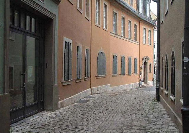 Goethe Haus Blick nach Westen