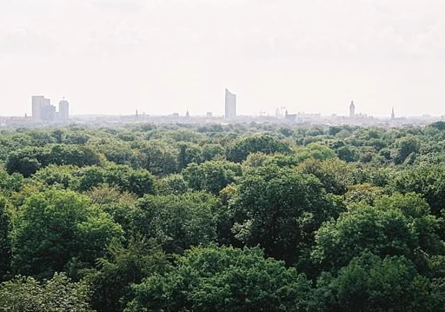 Rosental Leipzig mit Turm