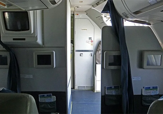 Airbus A310, Business Class, Eingang