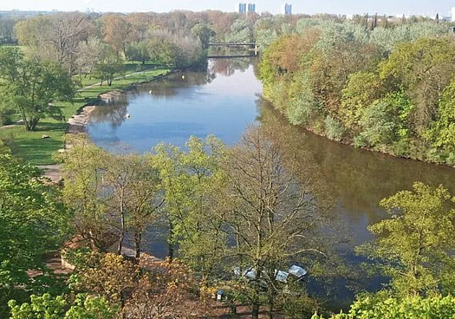 Saale, Blick nach Süden