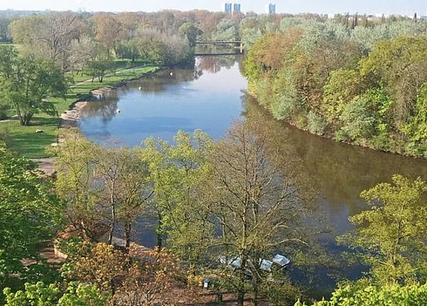 Saale, Blick nach Süden 