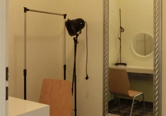 Kupfersaal, Backstagebereich, Künstlergarderobe