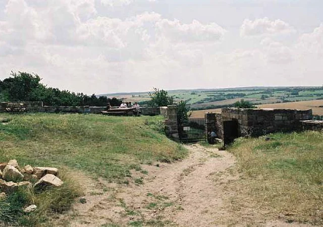 Mühlburg Blick nach Süden