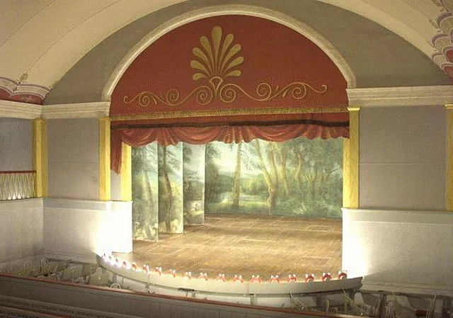 Bühne, Orchestergraben, Kulisse