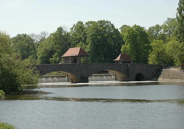 Palmengartenwehr und Elsterbecken