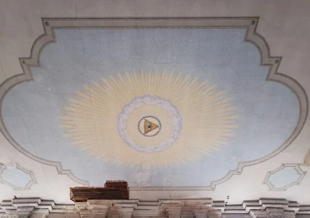 Gottesackerkirche Auge Gottes Deckengemäde