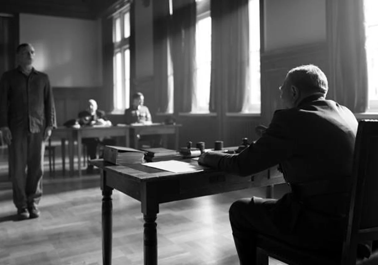 Max Hubacher, Hendrik Arnst, Alexander Fehling und Haymon Maria Buttinger (Set in Görlitz)