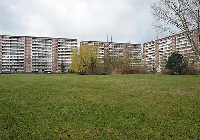August-Bebel-Straße nach Westen