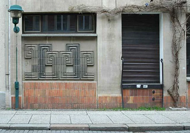 Fassadendetail in der Kolonnadenstraße