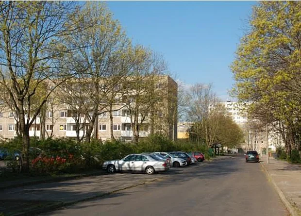 Trakehnerstraße nach Westen 